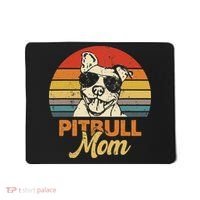 Funny Dog Pitbull Mom Pittie Mom Mother's Day Mousepad thumb 0