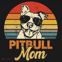 Funny Dog Pitbull Mom Pittie Mom Mother's Day Mousepad thumb 1
