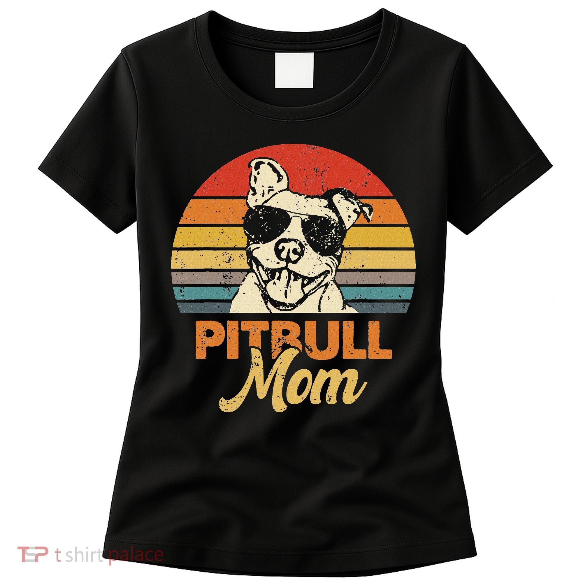Funny Dog Pitbull Mom Pittie Mom Mother's Day Women's T-Shirt