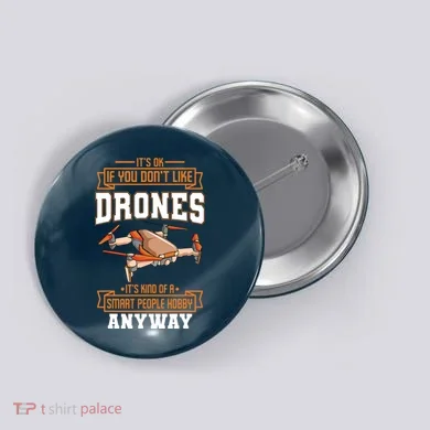 Funny Drone Pilot Quadcopter Lover Button