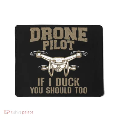 Funny Drone Pilot Design Drone Operator Mousepad