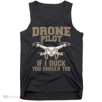 Funny Drone Pilot Design Drone Operator Tank Top
