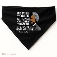 Frederick Douglass Quote Black History Month USA-Made Doggie Bandana thumb 0
