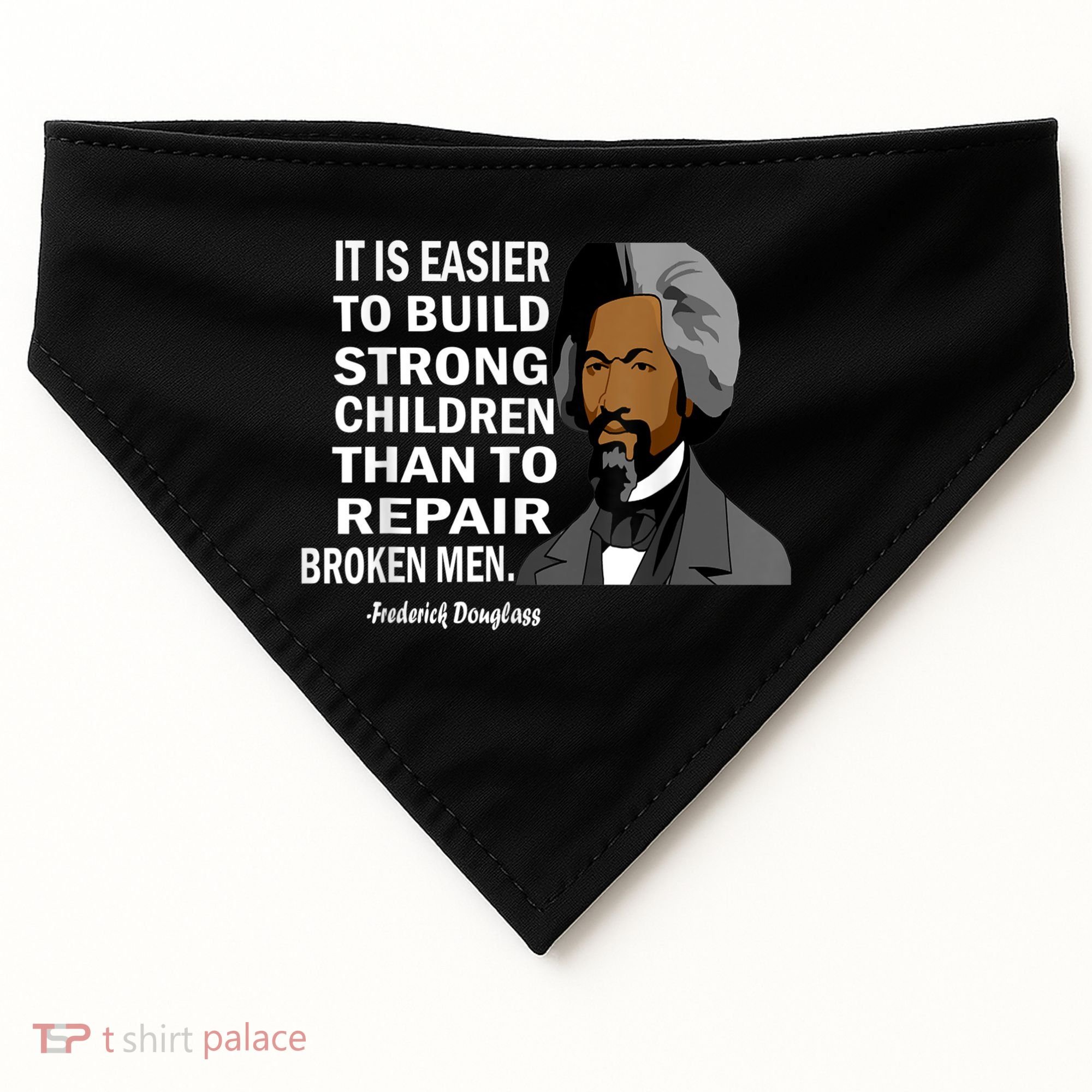 Frederick Douglass Quote Black History Month USA-Made Doggie Bandana