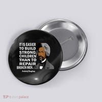 Frederick Douglass Quote Black History Month Button thumb 0
