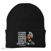 Frederick Douglass Quote Black History Month Beanie thumb 0