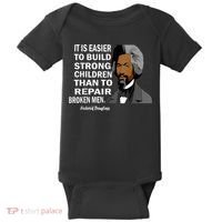 Frederick Douglass Quote Black History Month Baby Bodysuit thumb 0