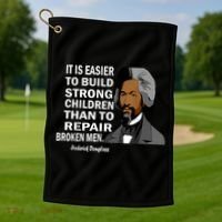 Frederick Douglass Quote Black History Month Golf Towel thumb 1