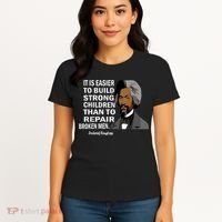 Frederick Douglass Quote Black History Month Women's T-Shirt thumb 4