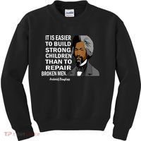 Frederick Douglass Quote Black History Month Kids Sweatshirt thumb 0