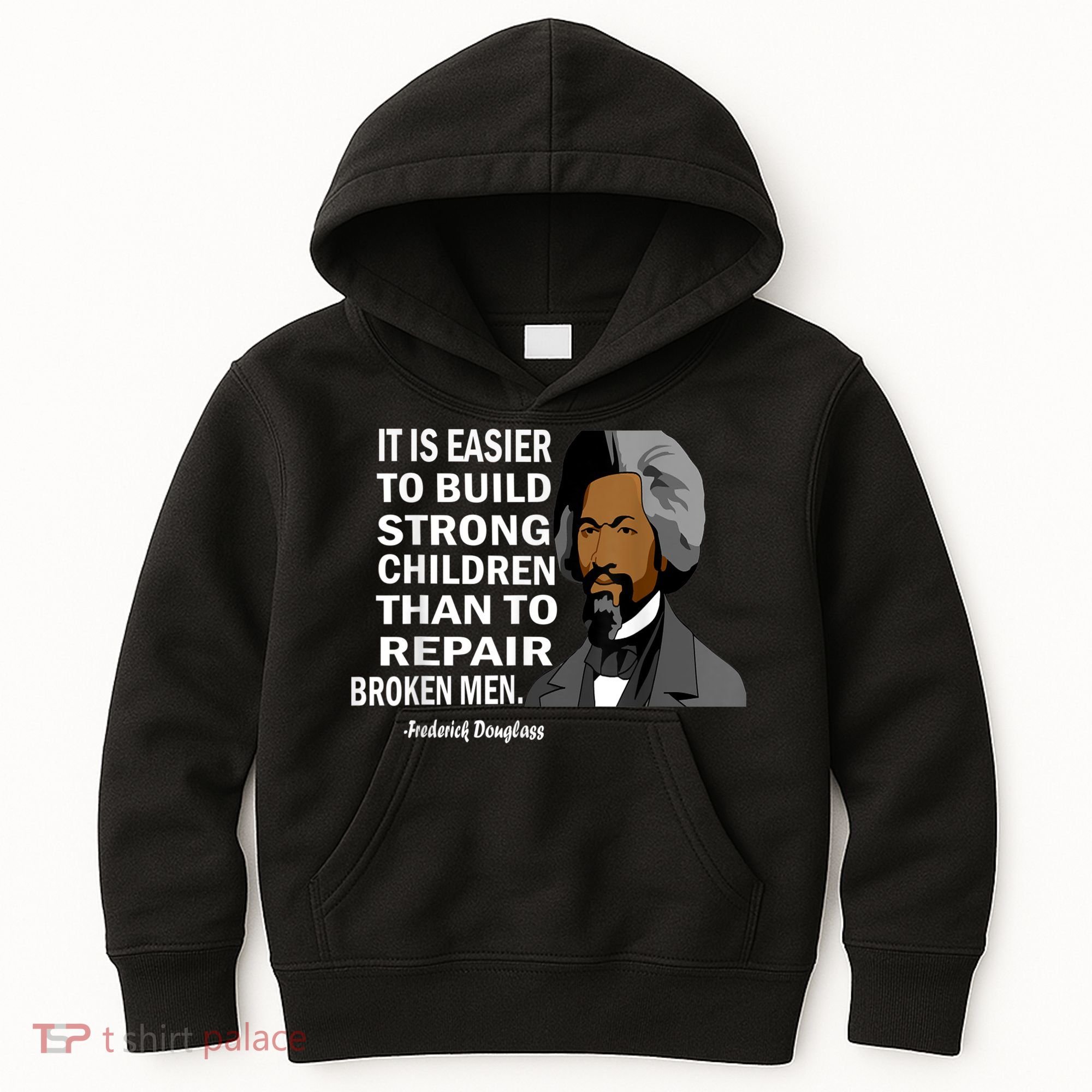 Frederick Douglass Quote Black History Month Kids Hoodie