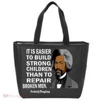 Frederick Douglass Quote Black History Month Tote Bag thumb 0
