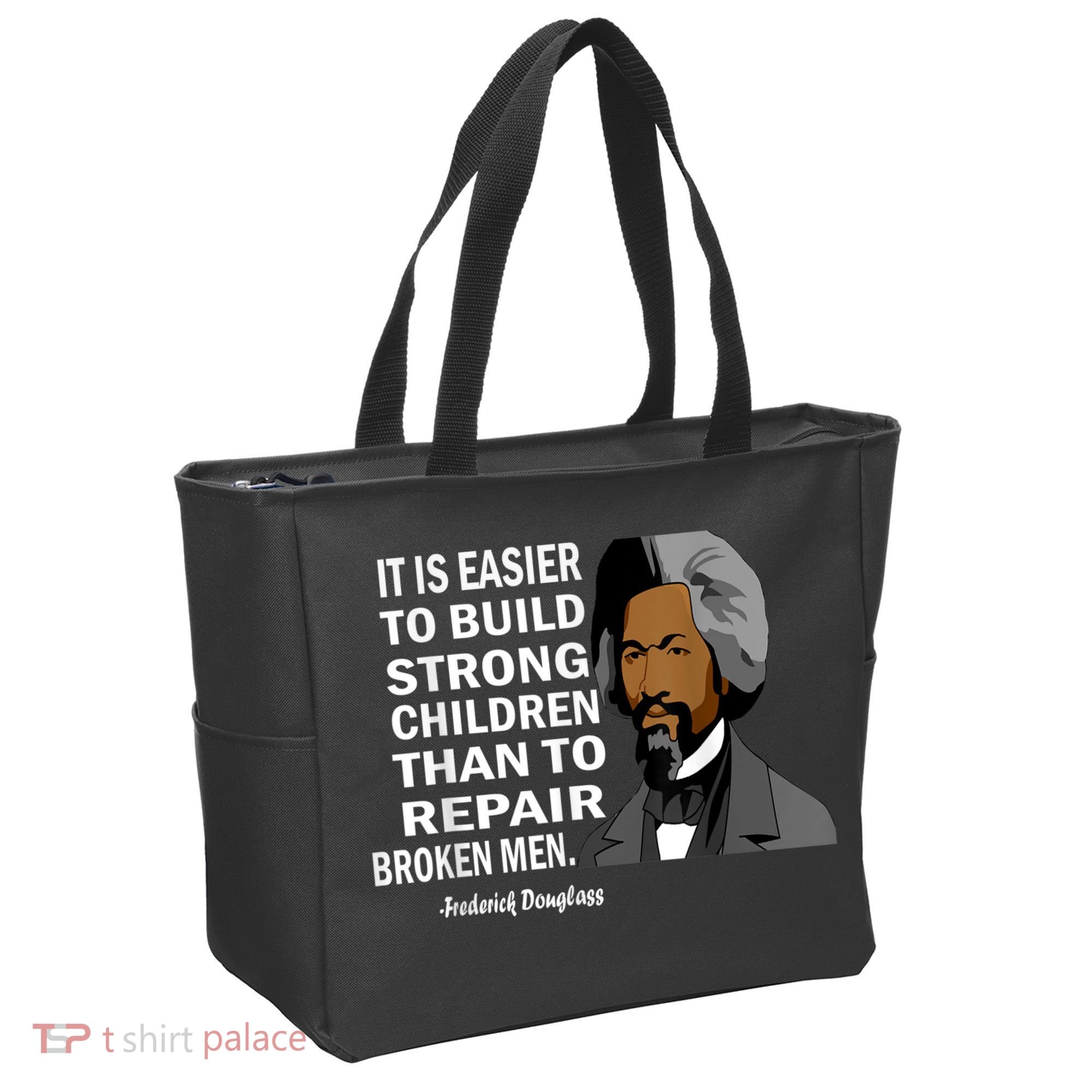 Frederick Douglass Quote Black History Month Tote Bag