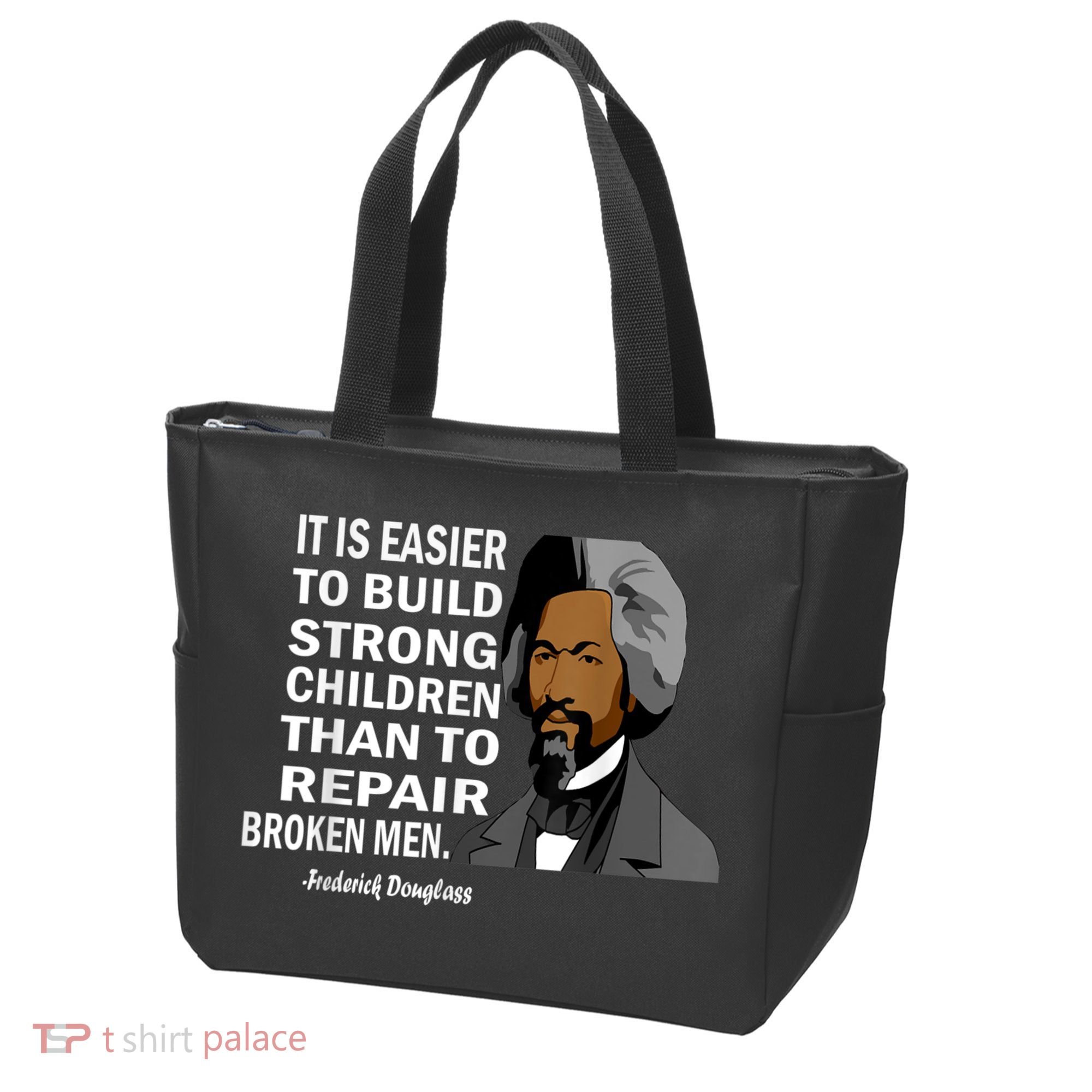 Frederick Douglass Quote Black History Month Tote Bag