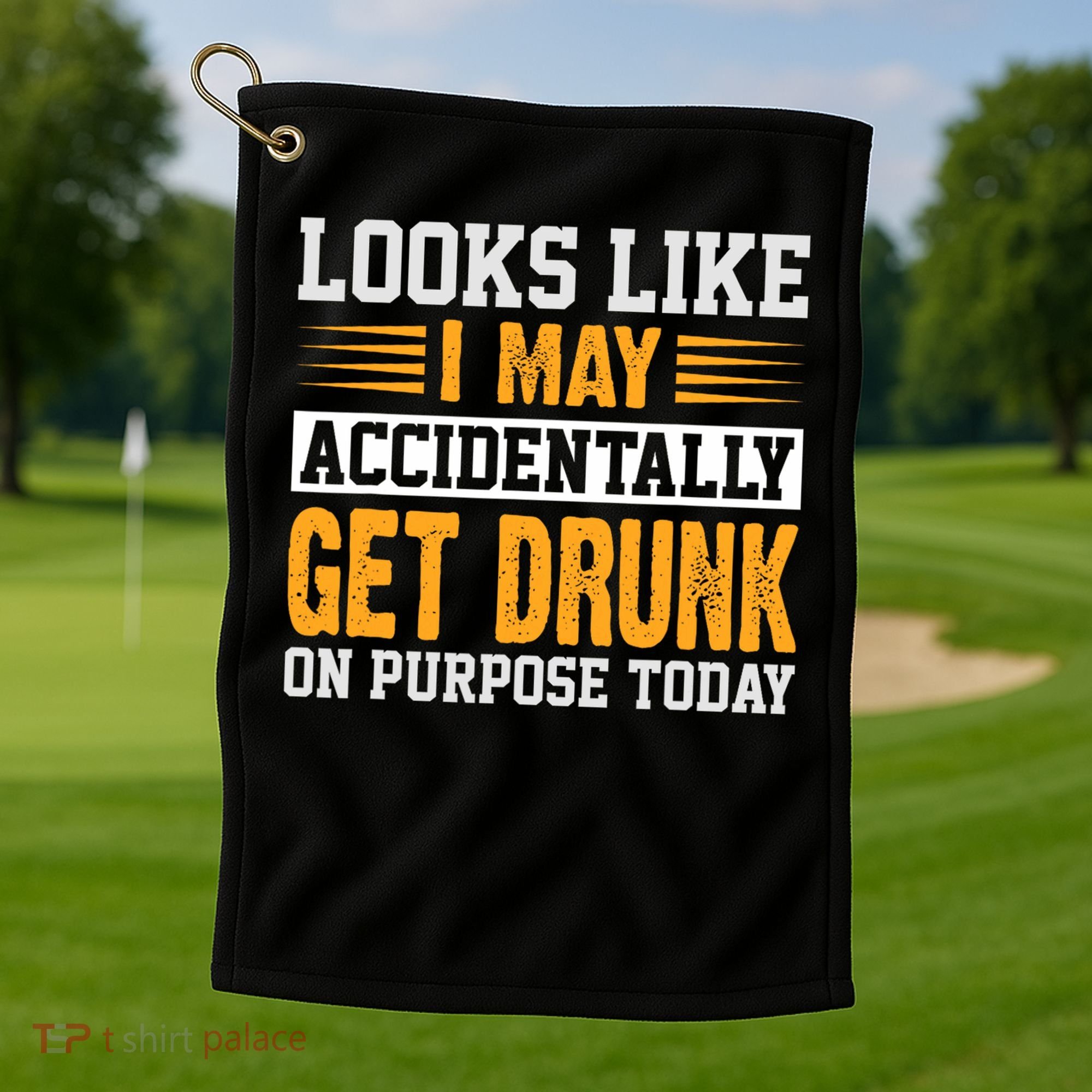 Funny Drinking Quote Alcohol Jokes Golf Towel