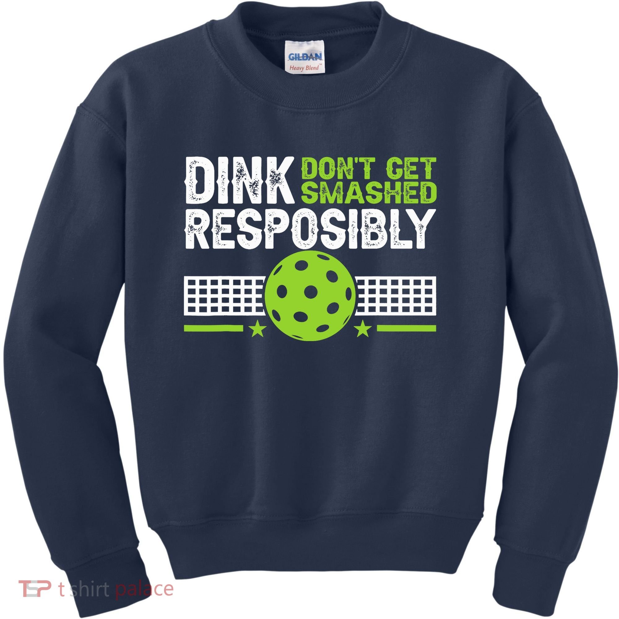 Funny Dink Responsibly Don't Get Smashed Pickleball Kids Sweatshirt