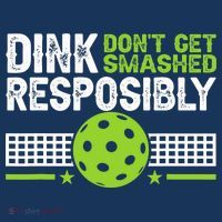 Funny Dink Responsibly Don't Get Smashed Pickleball Tote Bag thumb 4