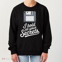 Floppy Disk Retro Tech Nostalgia Old School Computing Humor Women's Sweatshirt thumb 0