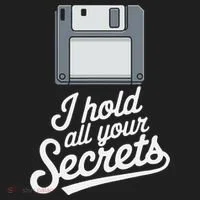 Floppy Disk Retro Tech Nostalgia Old School Computing Humor Women's Sweatshirt thumb 2