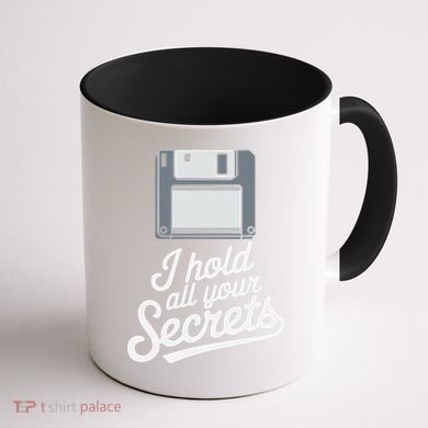 Floppy Disk Retro Tech Nostalgia Old School Computing Humor Coffee Mug back