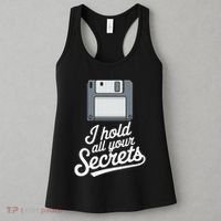 Floppy Disk Retro Tech Nostalgia Old School Computing Humor Women's Tank Top thumb 3