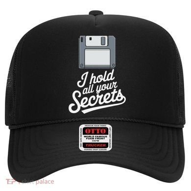 Floppy Disk Retro Tech Nostalgia Old School Computing Humor Hat