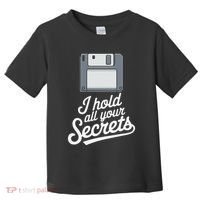 Floppy Disk Retro Tech Nostalgia Old School Computing Humor Toddler T-Shirt thumb 0