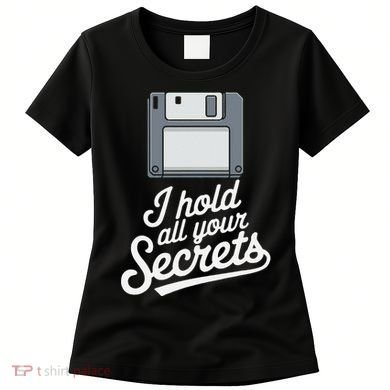 Floppy Disk Retro Tech Nostalgia Old School Computing Humor Women's T-Shirt