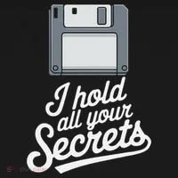 Floppy Disk Retro Tech Nostalgia Old School Computing Humor Kids Long Sleeve Shirt thumb 2