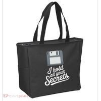 Floppy Disk Retro Tech Nostalgia Old School Computing Humor Tote Bag thumb 2
