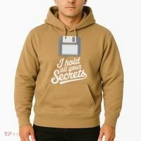 Floppy Disk Retro Tech Nostalgia Old School Computing Humor Hoodie thumb 2