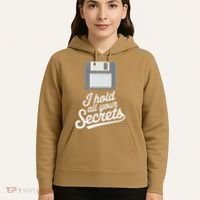 Floppy Disk Retro Tech Nostalgia Old School Computing Humor Hoodie thumb 5