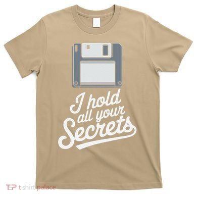 Floppy Disk Retro Tech Nostalgia Old School Computing Humor T-Shirt