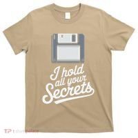 Floppy Disk Retro Tech Nostalgia Old School Computing Humor T-Shirt thumb 0