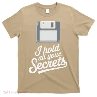Floppy Disk Retro Tech Nostalgia Old School Computing Humor T-Shirt