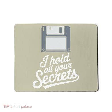 Floppy Disk Retro Tech Nostalgia Old School Computing Humor Mousepad