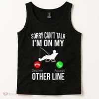 Fishing Dad Reel Cool Fish Bass Fishing Tank Top thumb 2