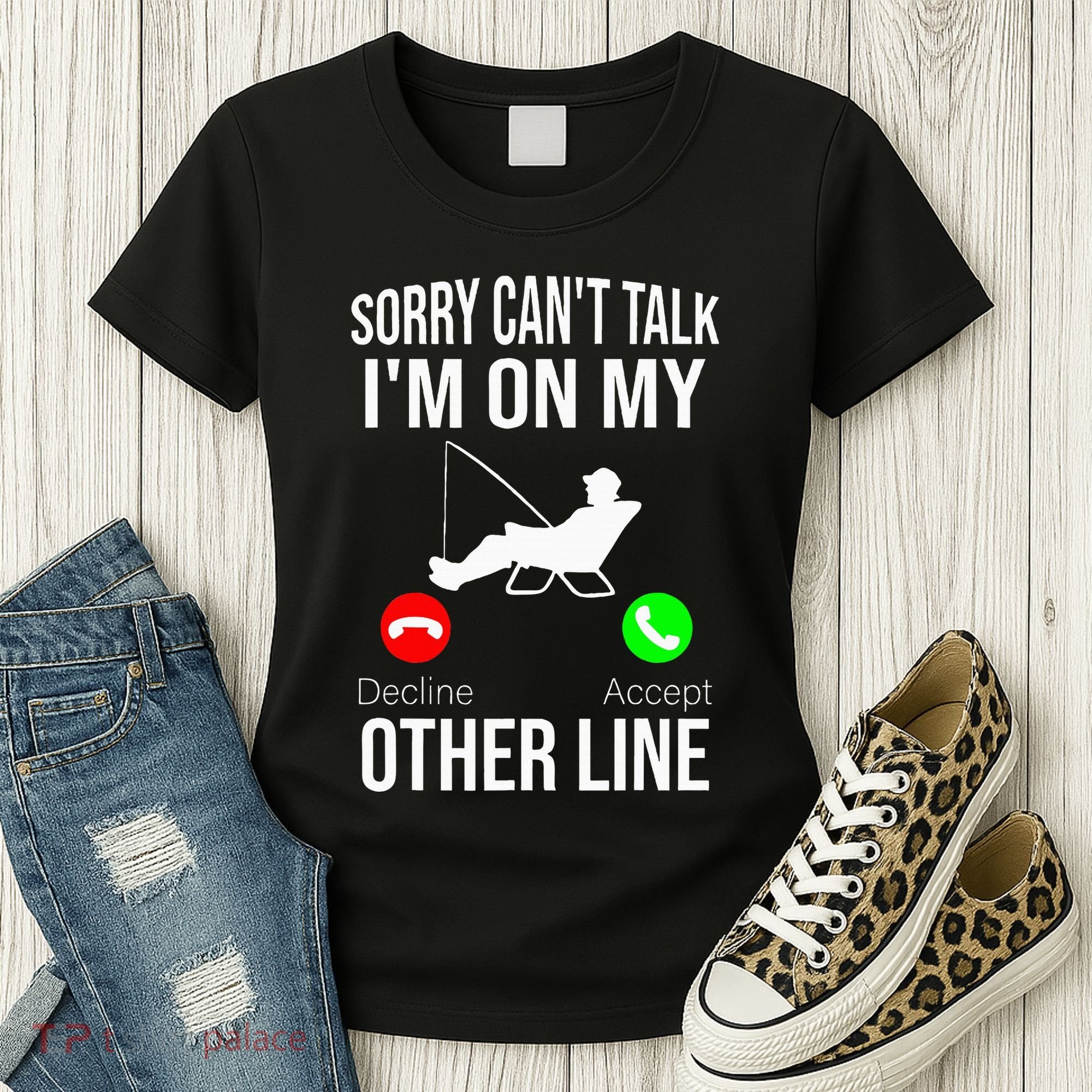 Fishing Dad Reel Cool Fish Bass Fishing Women's T-Shirt