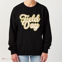 Field Day Retro Orange Field Day Games Adults Teachers Women's Sweatshirt thumb 0