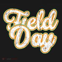 Field Day Retro Orange Field Day Games Adults Teachers Apron thumb 3