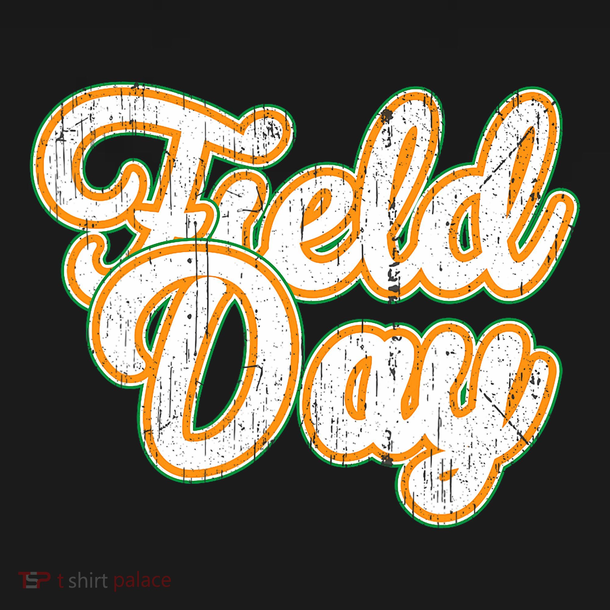 Field Day Retro Orange Field Day Games Adults Teachers Women's Hoodie