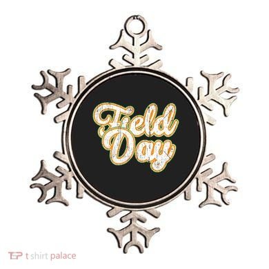Field Day Retro Orange Field Day Games Adults Teachers Ornament