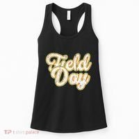 Field Day Retro Orange Field Day Games Adults Teachers Women's Tank Top thumb 0