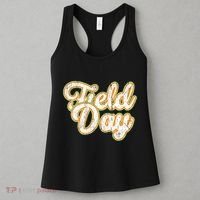 Field Day Retro Orange Field Day Games Adults Teachers Women's Tank Top thumb 3