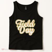 Field Day Retro Orange Field Day Games Adults Teachers Tank Top thumb 2