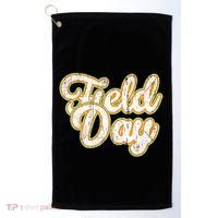 Field Day Retro Orange Field Day Games Adults Teachers Golf Towel thumb 0