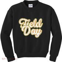 Field Day Retro Orange Field Day Games Adults Teachers Kids Sweatshirt thumb 0