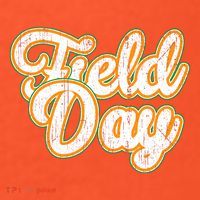 Field Day Retro Orange Field Day Games Adults Teachers Mousepad thumb 1