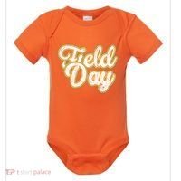 Field Day Retro Orange Field Day Games Adults Teachers Baby Bodysuit thumb 0