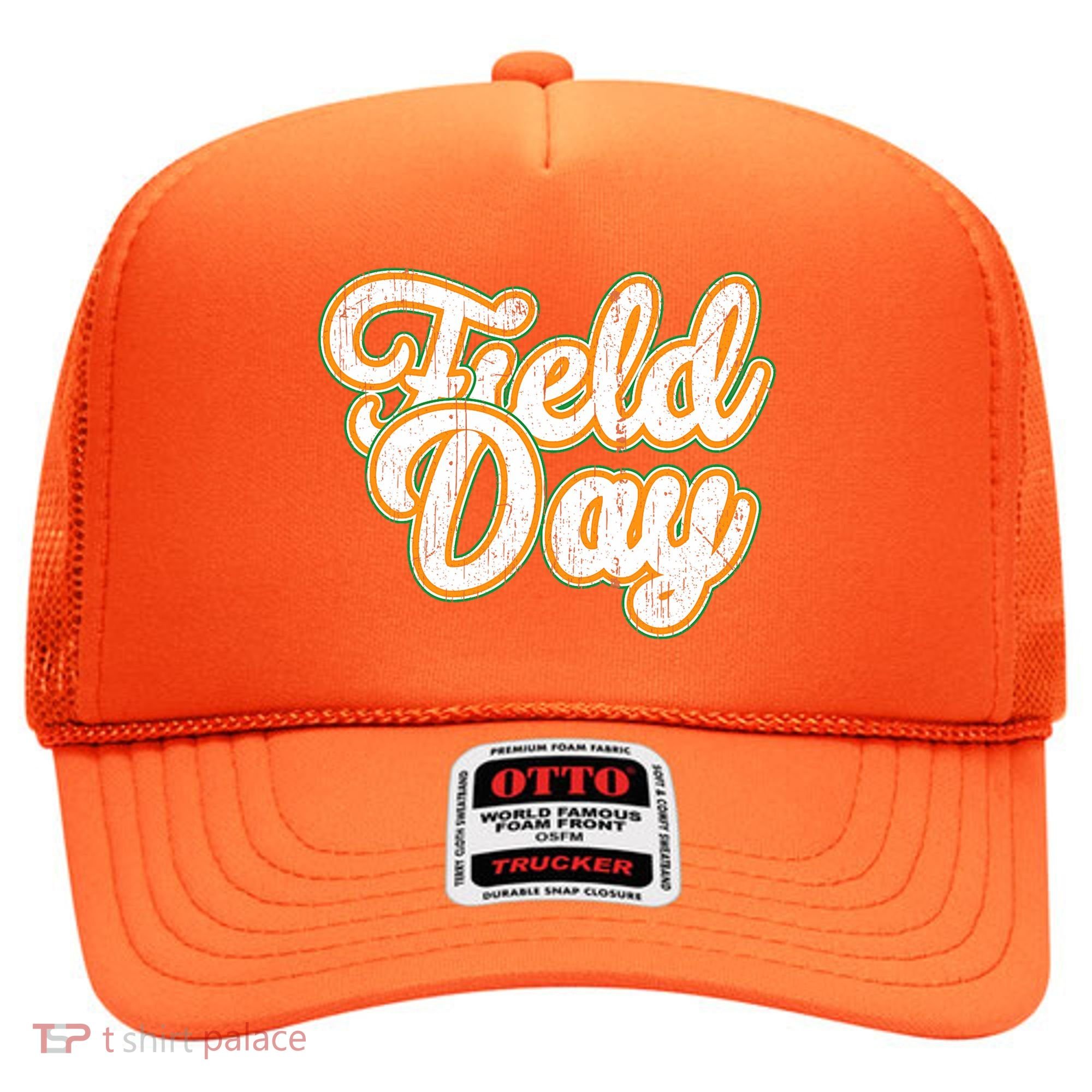 Field Day Retro Orange Field Day Games Adults Teachers Hat
